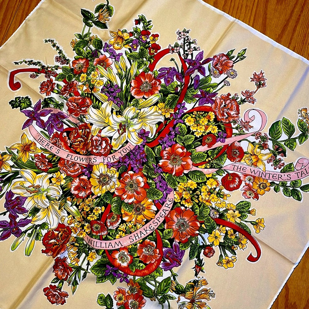 William Shakespeare, The Winter’s Tale scarf